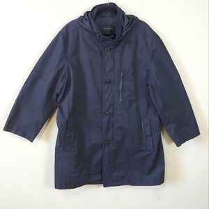 Danier Women Navy Jacket Plus Size 2XL Breatheable Lightweight Outdoor Blue Coat